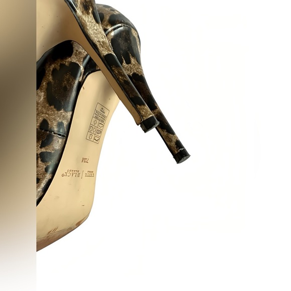White House Black Market Sienna Leopard Animal Print Stiletto Heels W’s Size 7.5 - Picture 7 of 8